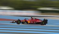 El monoplaza del monegasco Charles Leclerc (Ferrari) en la clasificación del Gran Premio de Francia de F1.
