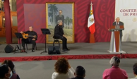 Se exhibió una pintura, con la figura del líder cubano, José Martí