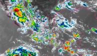 Se alejan tormentas tropicales del Pacífico mexicano; no representan un riesgo para territorio nacional.&nbsp;