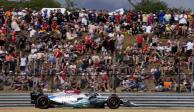 El Mercedes de George Russell durante la clasificación del Gran Premio de Hungría de F1.