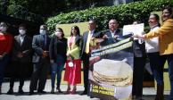 PRD acudió este lunes a la SHCP para exigir un subsidio que ayude a disminuir el precio de tortilla.
