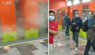 Usuarios del Metro reportan humo en la estación Tacuba, de la Línea 7