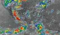 Conagua: Aumenta probabilidad de ciclón en el Pacífico en el pronóstico a 48 horas