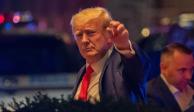 Donald Trump, expresidente de EU, acudió a declarar ante la fiscal general de Nueva York por prácticas empresariales.