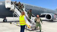 Ejército y Guardia Nacional arribaron a Baja California para reforzar seguridad.