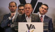 Jesús Zambrano, dirigente del PRD, asegura que la coalición Va Por México se mantendrá firme y las tres fuerzas políticas llegarán juntas al 2024