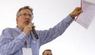 John Ackerman, en la Segunda Convención Nacional Morenista.