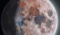 Astrofotógrafos dieron a conocer una fotografía increíblemente detallada de la Luna.