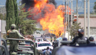 Explosión de presunta toma clandestina en Amozoc