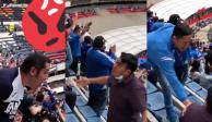 Aficionados de Cruz Azul agredieron a un seguidor de Querétaro.