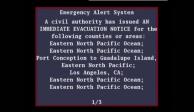 Mensaje por TV para evacuar Los Ángeles