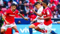 Una acción del Toluca vs Chivas, Jornada 12 del Apertura 2022 de la Liga MX