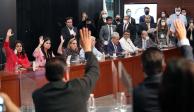 Durante la instalación de la sesión permanente para analizar iniciativa de reformas a la Guardia Nacional la mayoría de Morena votó en contra de que se lleve a cabo un ejercicio de parlamento abierto