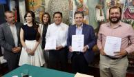Coyoacán e INEA firman convenio de colaboración para contrarrestar el analfabetismo.