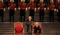 Carlos III ofrece su primer discurso ante el Parlamento británico