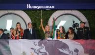 Autoridades de Huixquilucan en la celebración patria.