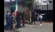 Lanzan huevos a una alcaldesa de Tlaxcala en pleno desfile del 16 de septiembre