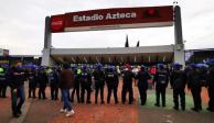 SSC despliega más de 2 mil 700 policías previo al América-Guadalajara en el Azteca