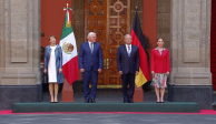 Rinden honores de Estado al presidente de Alemania Frank-Walter Steinmeier