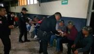 Las personas migrantes fueron abandonadas en la carretera federal Chiapa de Corzo-La Angostura.