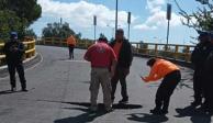 Sobse interviene puente vehicular de la alcaldía Gustavo A. Madero tras sismo