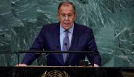 Sergei Lavrov, ministro de Asuntos Exteriores de Rusia, en las sesiones de la Asamblea General de las Naciones Unidas.