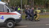 Este lunes un hombre armado abrió fuego en una escuela de Rusia; hasta ahora, el número de muertos asciende a 17, incluidos 11 menores de edad.