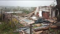 Durante el paso del huracán "Ian" por Cuba, dos personas murieron debido a la caída de bardas y techos