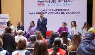 Hoy Miguel Hidalgo va a contar con una Casa de Emergencia en donde cualquier mujer amenazada de violencia se podrá sentir segura”, dijo el alcalde Tabe.
