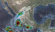 El huracán Orelene de categoría 1 provocó que varias zonas de Sinaloa se quedaron sin luz.&nbsp;