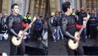 Guitarrista de Rammstein toca en el Zócalo de la CDMX