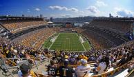 Panorámica del juego entre los Pittsburgh Steelers contra New England Patriots, en el Acrisure Stadium en Pittsburgh, el domingo 18 de septiembre de 2022.
