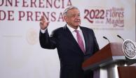 El Presidente Andrés Manuel López Obrador en conferencia desde Palacio Nacional.&nbsp;