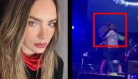 Belinda ayuda a fan y revela el sexo de su bebé en concierto, le pondrá su nombre (VIDEO)