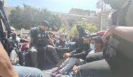 Maestros detenidos por presunta venta de droga y acoso sexual contra estudiantes de secundaria en Oaxaca, son liberados