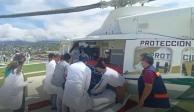 Las aeronaves del gobierno de Chiapas brindan atención a pacientes en estado crítico.