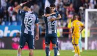 Javier López celebra el gol con el que Pachuca venció a Tigres, ayer, en el Hidalgo.