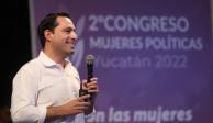 Mauricio Vila Dosal inaugura el Segundo Congreso Nacional de Mujeres Políticas Yucatán 2022.