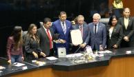 Senado de la República entregó la Medalla de Honor "Belisario Domínguez" a personal de la salud.