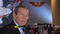 Porfirio Muñoz Ledo acusa a AMLO de violar Constitución con opiniones sobre Perú.