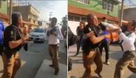 Captan pelea entre policía y ciudadano en Ecatepec: "rífate un tiro, carnal" (VIDEO).