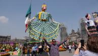 Se inauguró la Ofrenda Monumental 2022 con motivo del Día de Muertos en el Zócalo capitalino