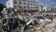 El presidente somalí Hassan Sheikh Mohamud pidió ayuda internacional para los heridos en los recientes ataques.