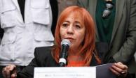 Rosario Piedra, presidenta de la CNDH; senadores de oposición exigen su comparecencia ante irregularidades en el organismo.