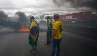 Simpatizantes de Bolsonaro bloquearon carreteras por rechazo de triunfo de Lula Da Silva.