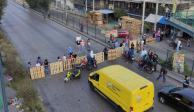 Manifestantes bloquean vialidad en Tultitlán por desaparición de dos menores