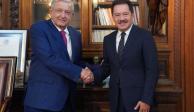 Mier Velazco pormenorizó detalles del PEF 2023 con el Presidente López Obrador.