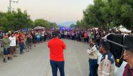 Sale nueva caravana migrante de Oaxaca conformada por alrededor de 700 personas.
