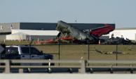 Durante espectáculo aéreo en Dallas, Texas dos aviones se estrellan, caen y dejan como saldo 6 personas muertas.