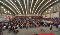 Asistentes a las asambleas en ayuntamientos en Puebla.